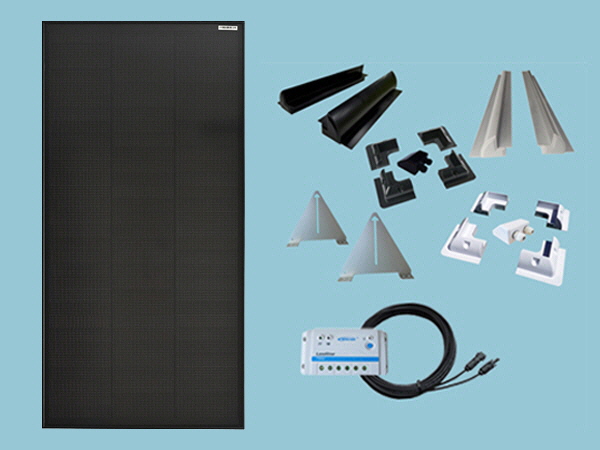 100W Sunshine Solar Caravan Motorhome & Boat Kit