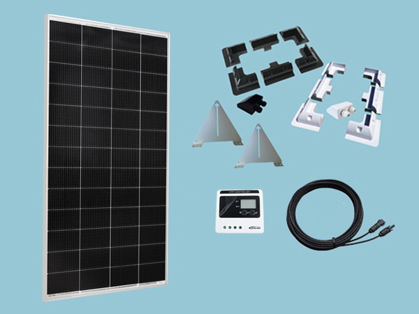 210W Sunshine Solar Caravan Motorhome & Boat Kit - Anti-Shade