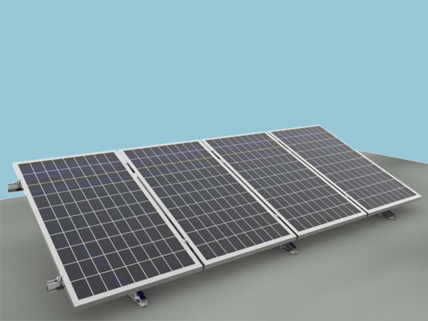 Triangle Support Mounting Frame - 4 Solar Panels