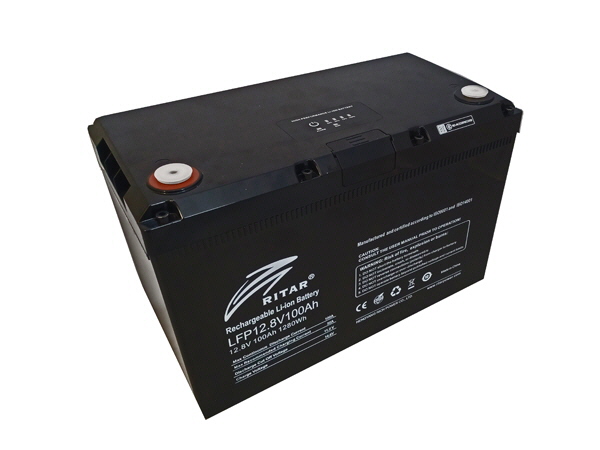 Ritar 100Ah - 12V Lithium LiFePO4 Battery - Bluetooth, Heater & CanBus