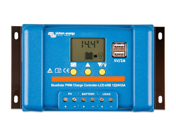 Victron BlueSolar PWM LCD & USB 12/24V 5A 