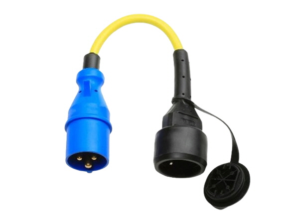 Victron Adapter Cord 16A/250V-CEE Plug/Schuko Coupling