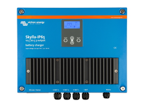 Victron Skylla-IP65 12V/70A 3-Outputs 120-240V