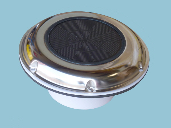 Solar Vent or Fan, Day & Night Operation - Low Profile