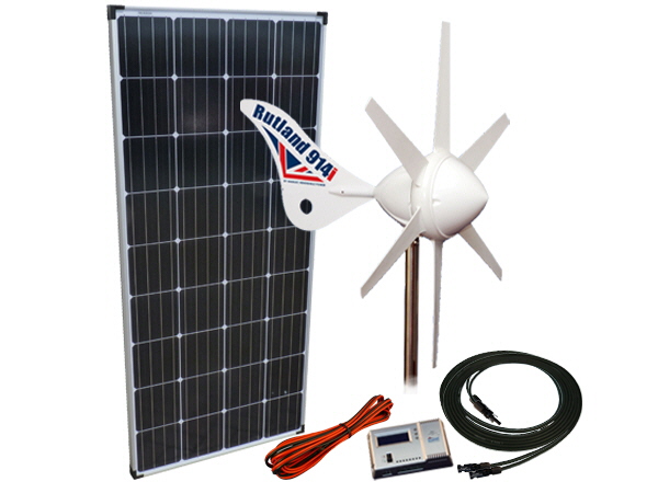 Sunshine Solar & Wind Power Kit 422W - 12V