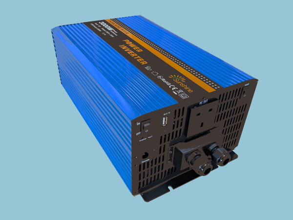 3000W - 12V Pure Sine Wave Sunshine Power Inverter - Hardwire Terminal Block